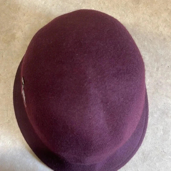Albertus Swanepoll Burgandy 100% Wool Cloche Hat with Colorful stones - Picture 4 of 9